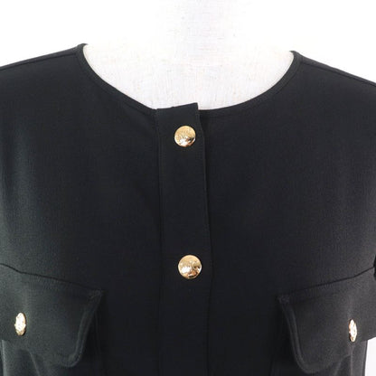 Celine 23SS 2r59g865c Triomphe Button Belted French Sleeve Dress Army Dress