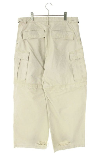Balenciaga 773255 Tkp27 Damaged Large Cargo Long Pants Men's 50