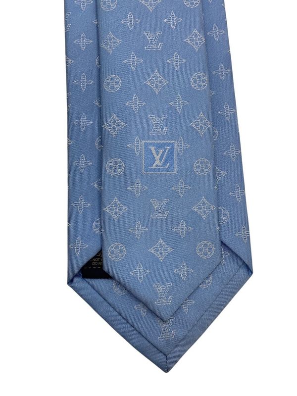 1626 Louis Vuitton Necktie Monogram Shadow M78955 Mr1253 Preowned