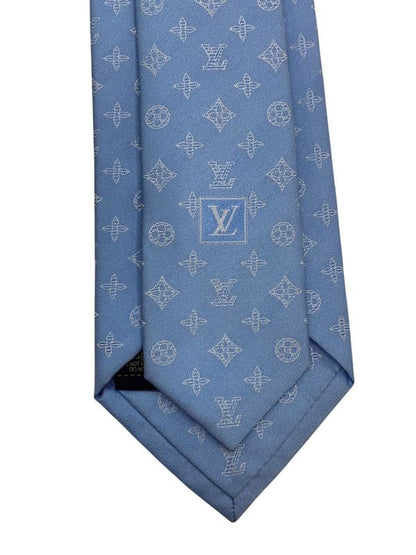 1626 Louis Vuitton Necktie Monogram Shadow M78955 Mr1253 Preowned