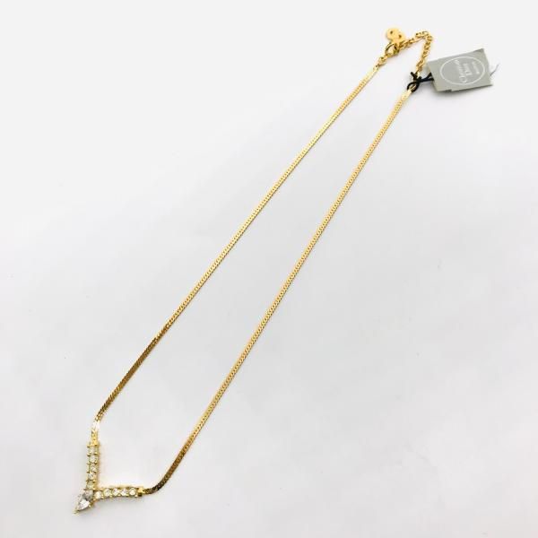 Dior Stone Necklace Gold