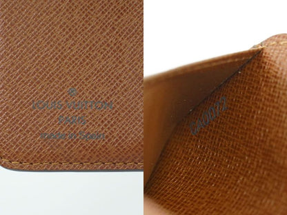 Authentic Louis Vuitton LV Compact Zip Monogram Fold Wallet Compact Wallet