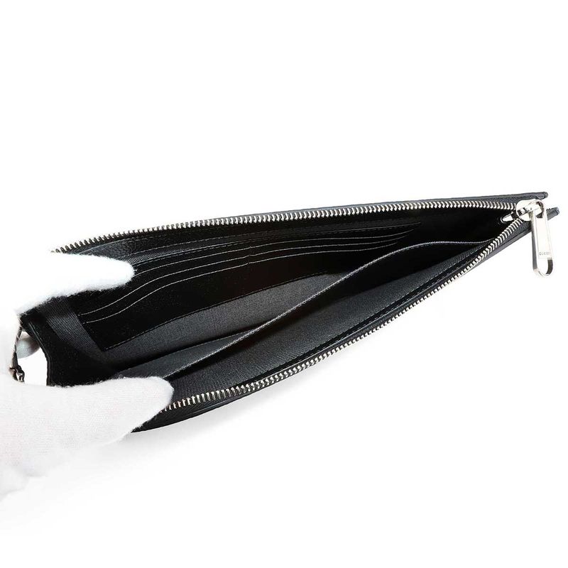 Gucci Clutch Bag GG Supreme Black