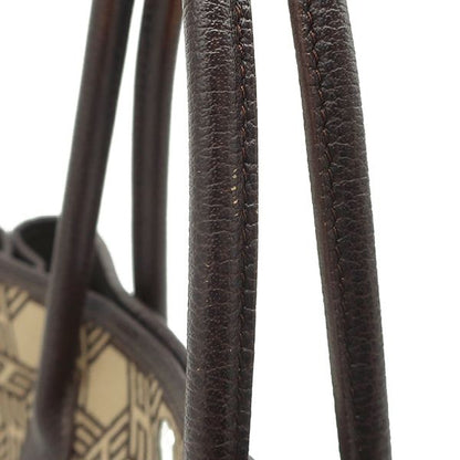 Hermes Tote Garden Party TPM Toile Sauache Buffalo Skipper Ebène Silver