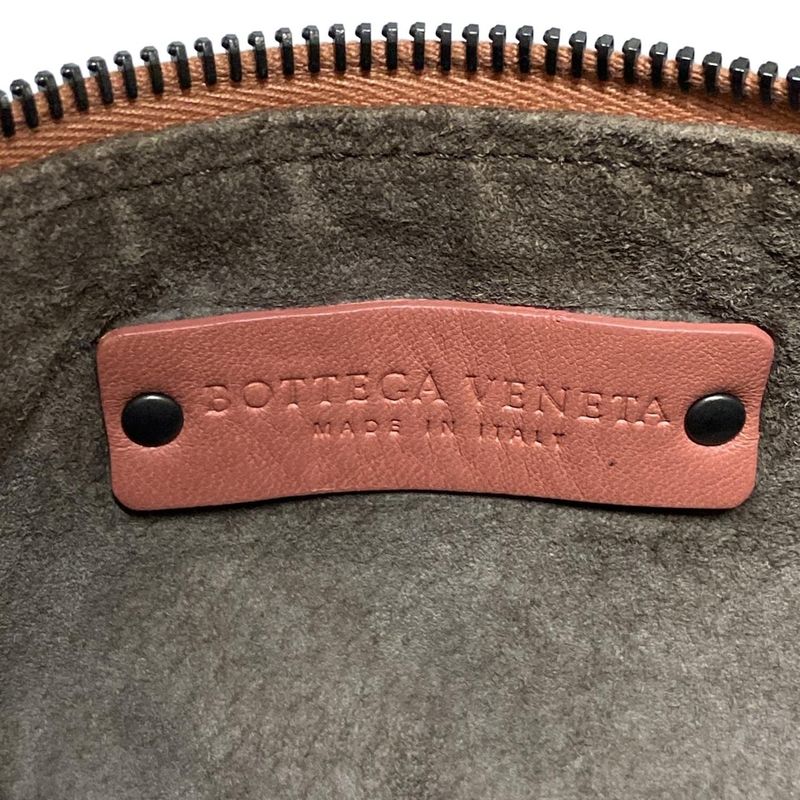 Bottega Veneta Shoulder Bag Intrecciato Pink Leather