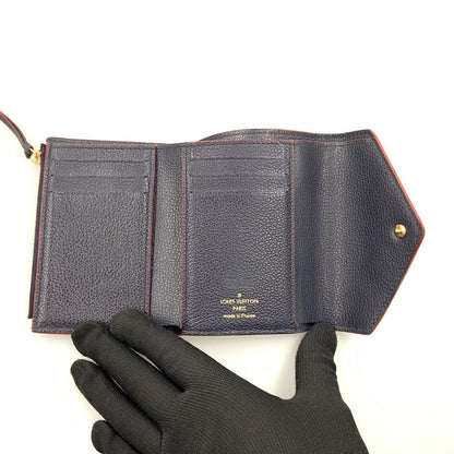 Louis Vuitton Monogram Empreinte Portefeuille Victorine Tri-Fold Short Wallet