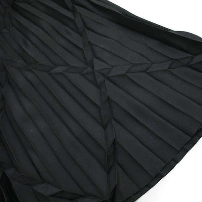 Bottega Veneta 17aw Fur Sleeve Pleated Dress 465606 V0k02 Black 38