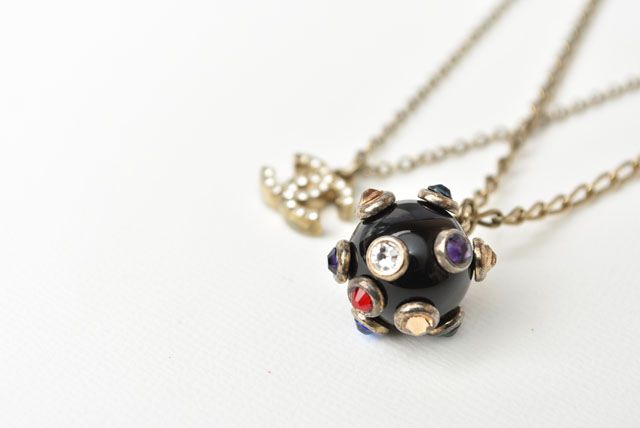 Chanel Necklace Pendant Bracelet Multicolor Gold