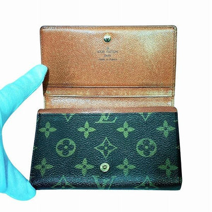 Louis Vuitton Monogram Porte Monebier Tresor M61730 Old Shape Bifold Wallet