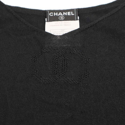 Chanel 2006aw Cardigan and Camisole Ensemble P28481k00073 Black 42