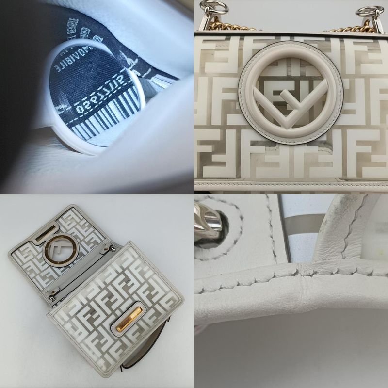 Fendi Cannayf White PVC Coated Canvas 8bt2868bt286a7t519810429