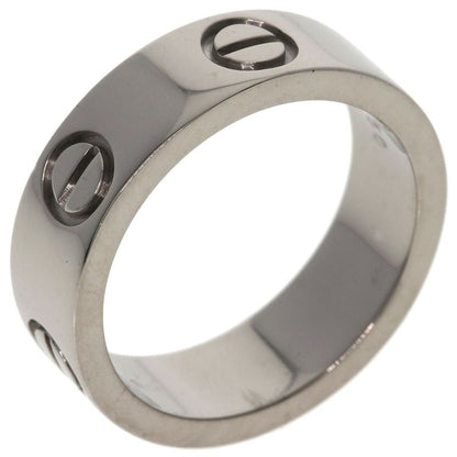 Cartier Love Ring #50 Ring - 18K White Gold Ladies
