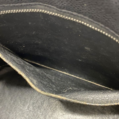 Chanel Tote Bag Revival Tote Caviar Skin Black Silver Hardware Women's