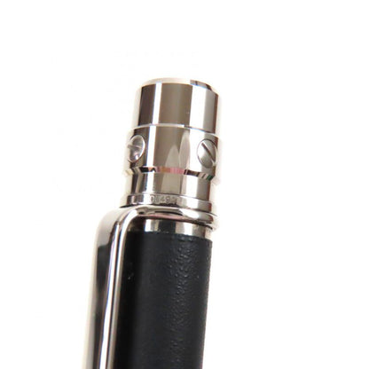Cartier Santos Twist Ballpoint Pen Matte Black Silver With Box And Case Made