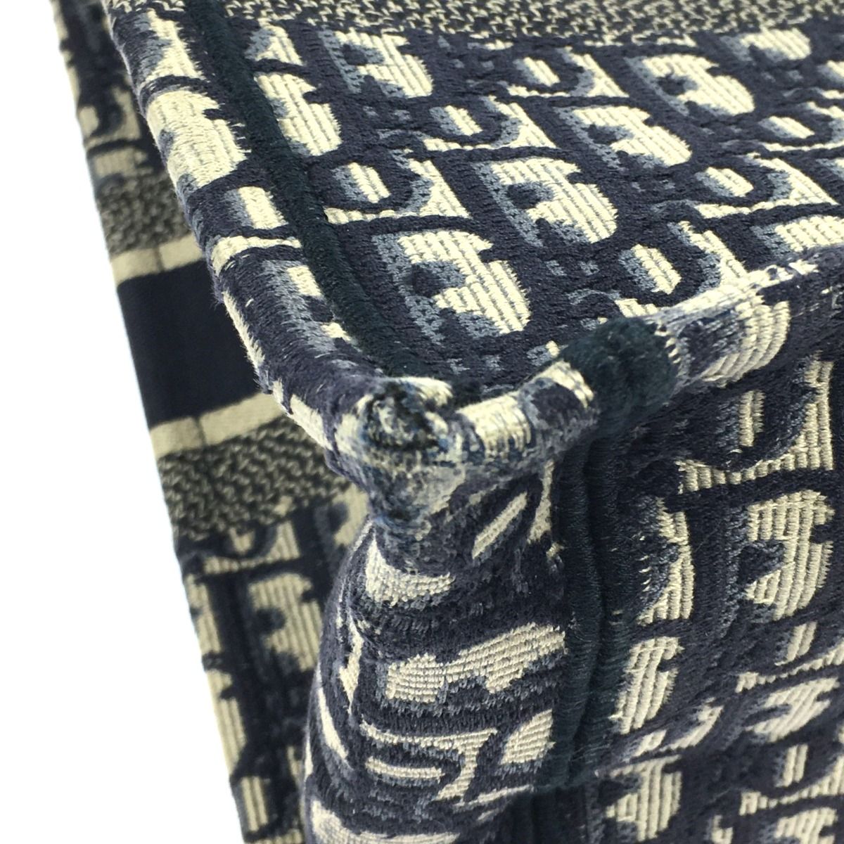 Christian Dior Oblique Book Tote Navy