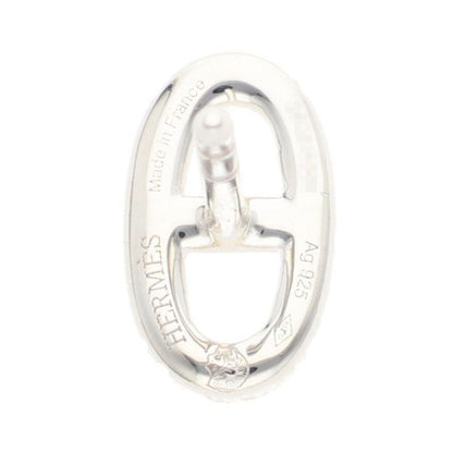 Hermes Chaine D'ancre Tpm Silver Earrings Women