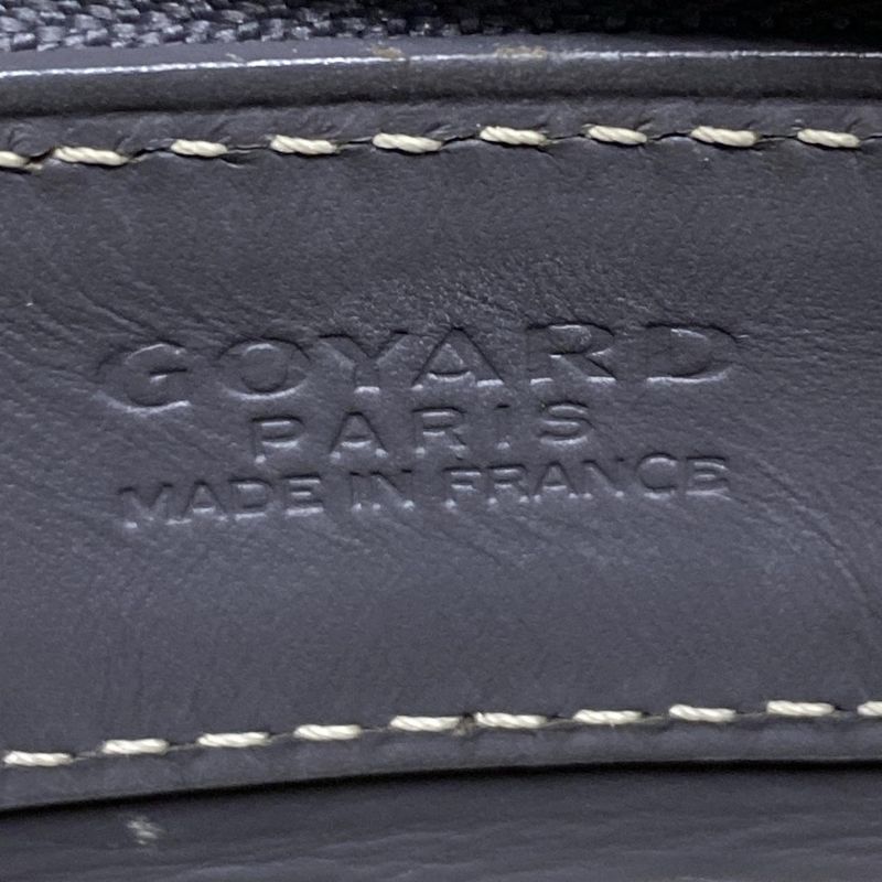 Goyard Shoulder Bag Mali Gallant MM Gray Leather