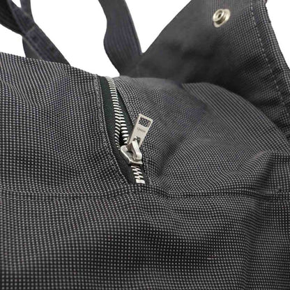 Hermes Herline Tote TGM Bag Canvas Gray Silver Hardware Herline Tote TGM