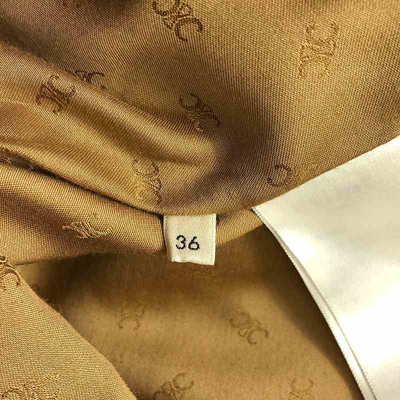 Celine Leather Biker Jacket Sheepskin Lamb Leather Triomphe Gold Button