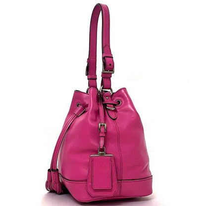 Prada Draw String 2-Way Bag Pink Fuxia Fuchsia Bn2785