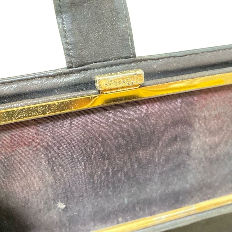 Chanel Bifold Wallet - Black Gold Hardware