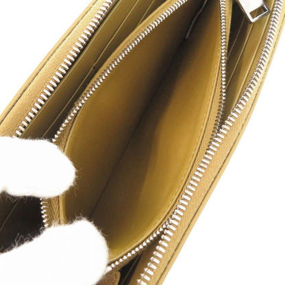 Bottega Veneta Intrecciato Leather Brown Round Zipper Long Wallet Brown 0387