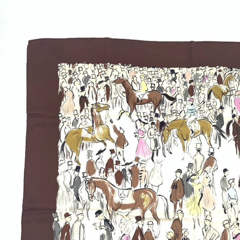 Hermes Carre 90 Silk Scarf Paddock