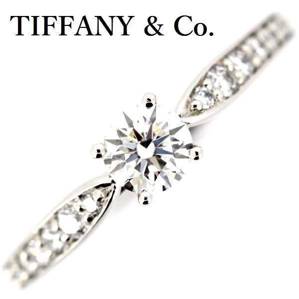 Tiffany & Co Harmony 030ct F-vs1-3ex Diamond Ring Pt950
