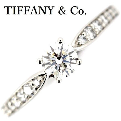 Tiffany & Co Harmony 030ct F-vs1-3ex Diamond Ring Pt950