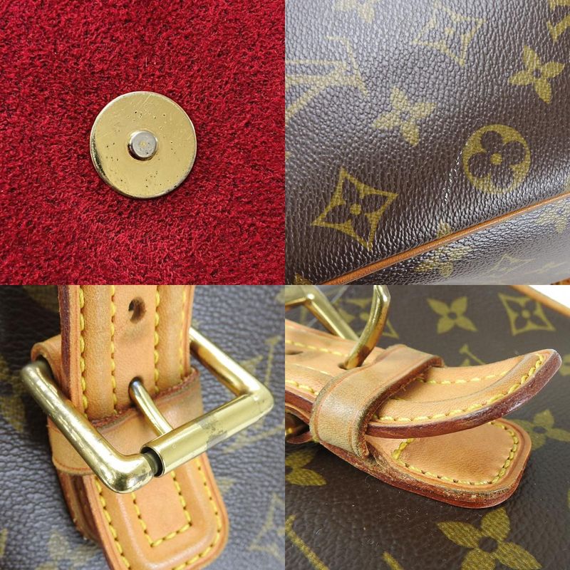 Louis Vuitton Tote Bag M51162 Monogram Brown Gold Hardware Shoulder Casual