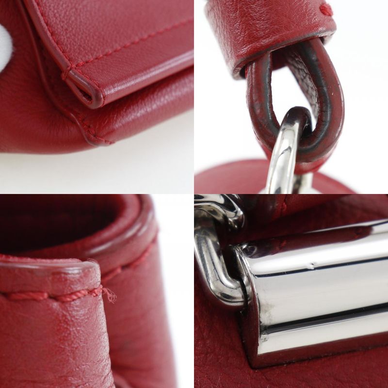 Louis Vuitton Lock Me BB 2WAY M51202 Calf Ruby Red Du0197 Ladies Shoulder Bag