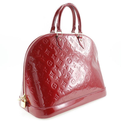 Louis Vuitton Alma GM M93596 Monogram Vernis Pomme D'amour Red Sn2133 Ladies