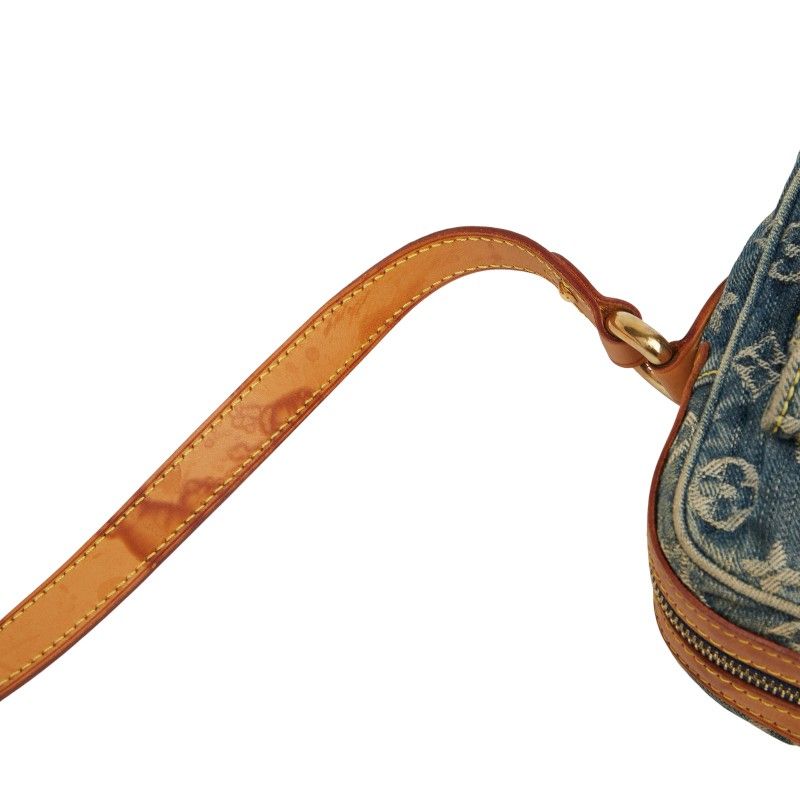 Louis Vuitton Monogram Denim Camera Bag Crossbody Shoulder Bag M95348 Blue