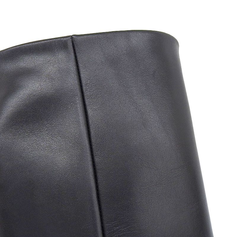 Louis Vuitton 2019 Item Rhapsody Line Pointed Toe Low Heel Leather Long Boots