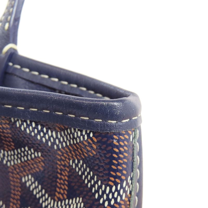 Goyard Ange Mini Reversible Handbag PVC Calf Women