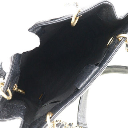 Chanel PST Chain Tote Matelasse A20994 Caviar Skin Black Ladies Shoulder Bag