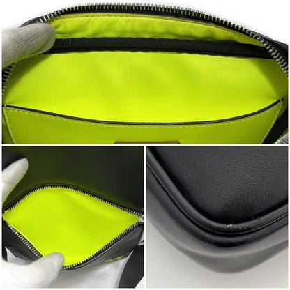 Fendi Shoulder Bag F22868 Black Neon Green