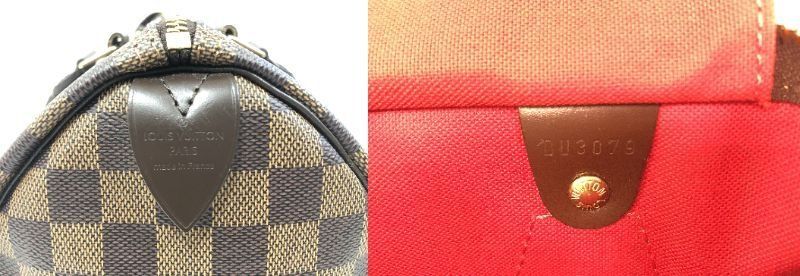 Louis Vuitton Damier Speedy 30 N41531 Mini Boston Bag Brown Handbag Preowned