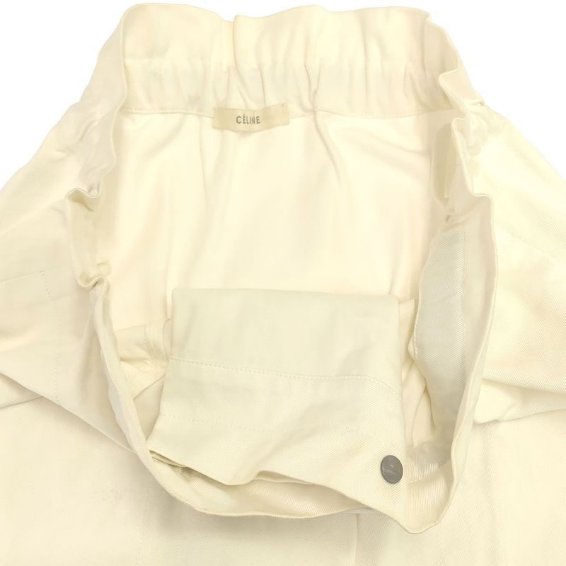 Celine by Phoebe Philo Phoebe Period Wrap Skirt White 38
