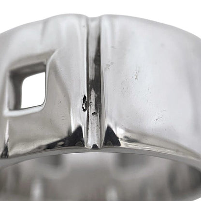 Gucci Square Ring Silver Ring JP17 Ag 925 S Rank