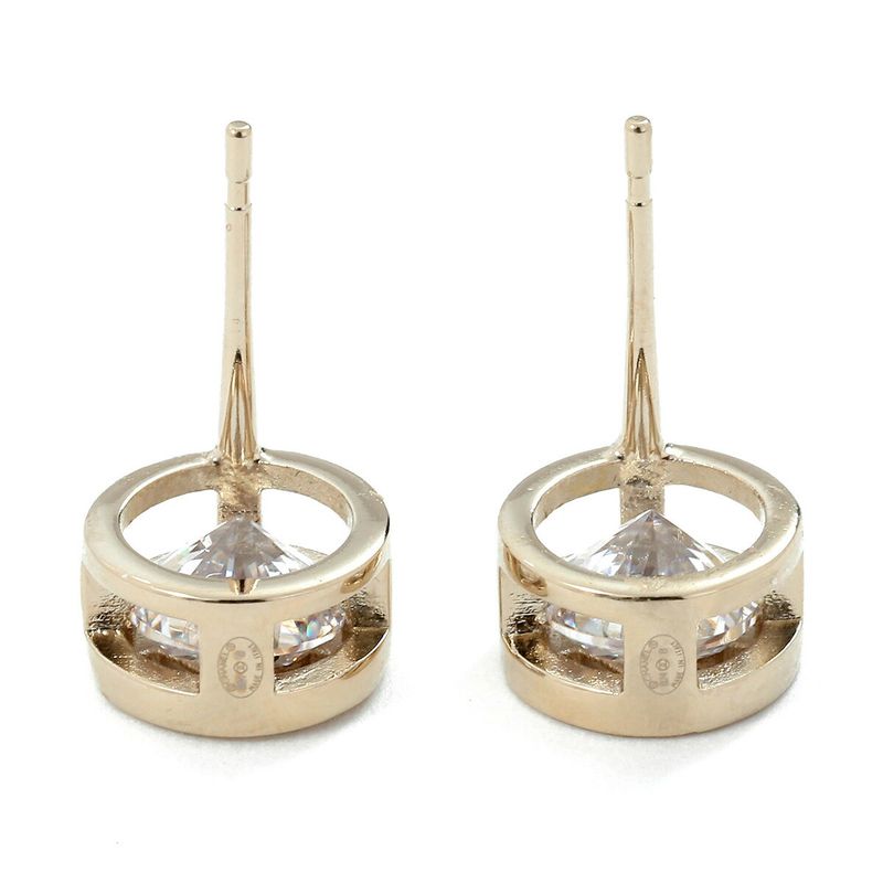 Chanel Earrings Round Earrings Gold