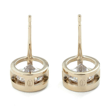 Chanel Earrings Round Earrings Gold
