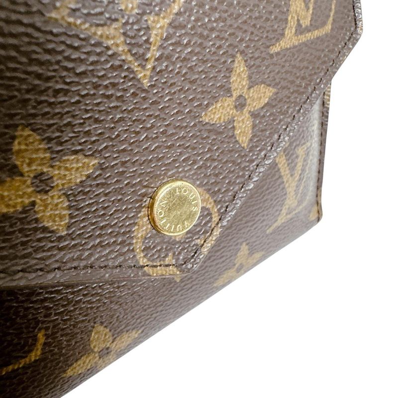 Louis Vuitton M62472 Monogram Trifold Wallet Portefeuille Victorine Trifold
