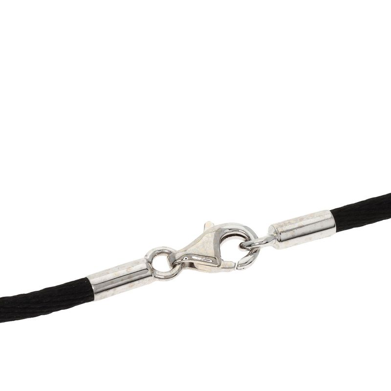 Cartier Cord 38cm (1496in) Necklace 18K White Gold Cotton Ladies