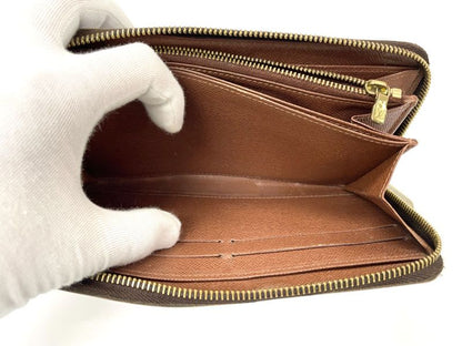 Louis Vuitton Monogram Zippy Wallet Round Zip Long Wallet M60017 Brown Made In