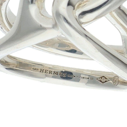 Hermes Chaine D'ancre Punk Chaine D'ancre Punk Silver Ring Men's 53 12