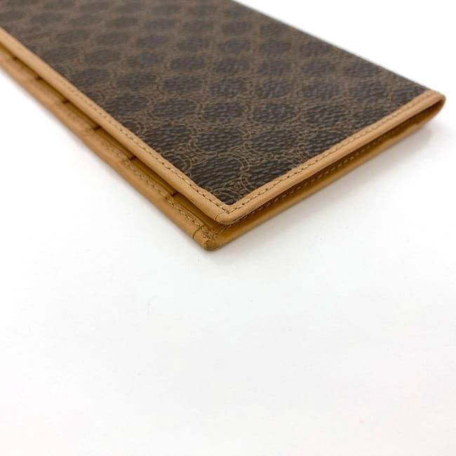 Celine Bifold Long Wallet Ec21653 Brown Beige Macadam