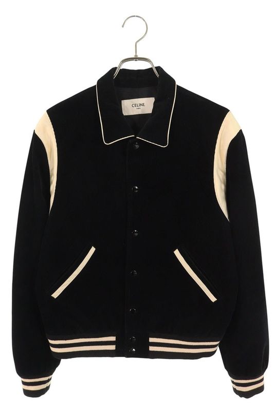 Celine 2v191824d Teddy Shoulder Switch Cordyloy Stajan Blouson Men's 50