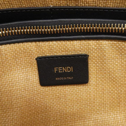 Fendi Raffia Shoulder Monogram Multicolor Bag