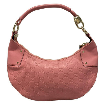 Gucci Shoulder Bag Stripe 231823 Pink Leather
